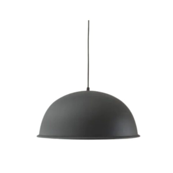 lampara media esfera negra con interior blanco cc6612-02