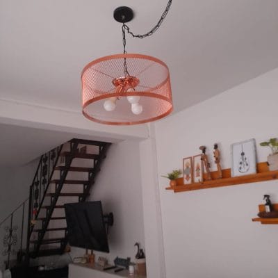 Colgante Pilar 3 luces cobre - Cr6676-10