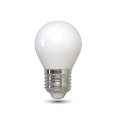Foco Gota Led Milky G45 cálido 4W 2700k opal dimerizable