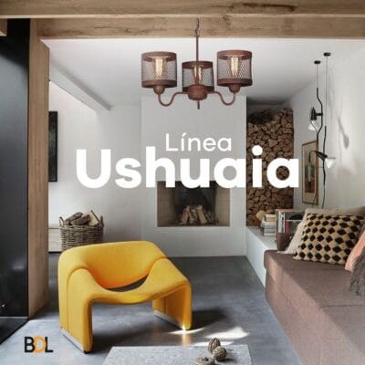 ushuaia oxido 3 luces living
