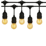 guirnalda termosellada 5m prolongable con led golden 4w dimerizable
