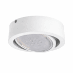 plafon semi embutido movil ar111 Ø 14,5x5 cm blanco o negro línea vedia blanco