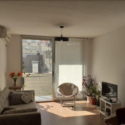 ambiente lampara balcarce 40 cm negro y cobre