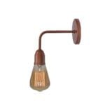 aplique de pared 1 luz cobre