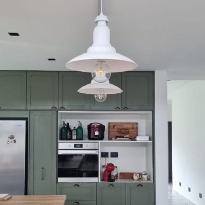 sombrero chino blanco