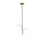 Lampara Colgante Moderna 2 Luces Barral 80cm kandinsk