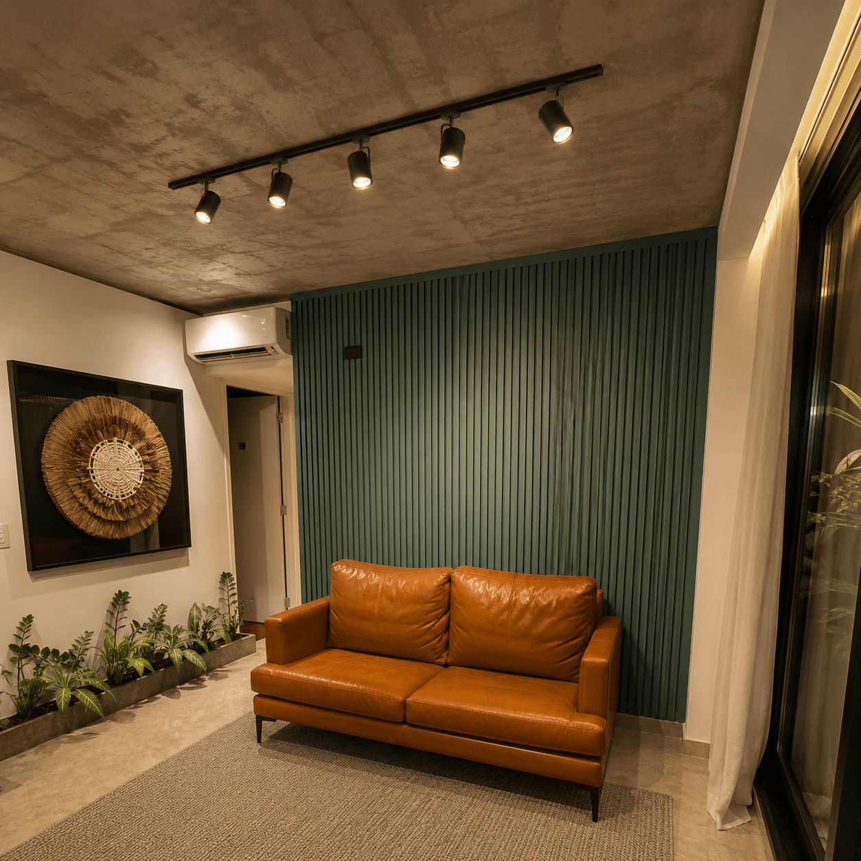 aplique 5 luces cabezal cilindro móvil para pared o techo negro
