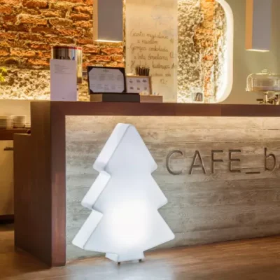 esfera luminosa de piso pvc 25 cm e27 inalambrica