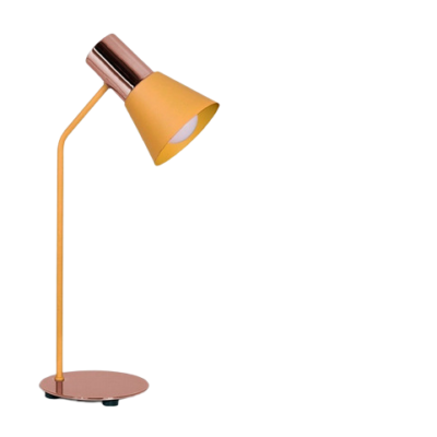 Lámpara de Escritorio pantalla cónica fija Mostaza – Linea Ostende oa8920-53