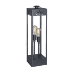 FANAL ELECTRICO DE PIE 69 CM NEGRO 2 LUCES