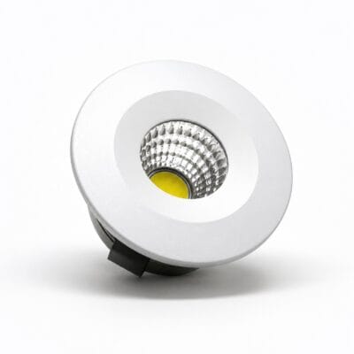 mini spot cob "planar blanco" led integrado 3w dimerizable 3000k