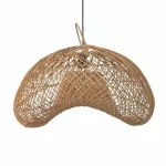 LAMPARA DE RATAN COLGANTE DONA