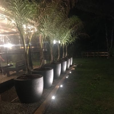 Spot de piso estaca bemus jardin