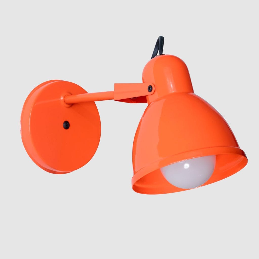 Aplique De Pared Movil Orense Naranja Pantalla 15cm Bazar De Luces aplique-de-pared-movil-orense-naranja-pantalla-15cm-bazar-de-luces