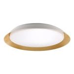 Plafon Bitz 36w Dimerizable Luz cálida Blanco y Oro