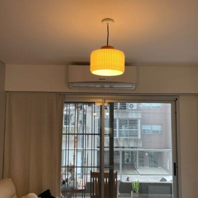 lampara colgante 3d "elita 30 fat" blanco linea moderna