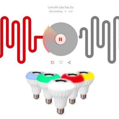 Audio lamp rgb 180 iñlum