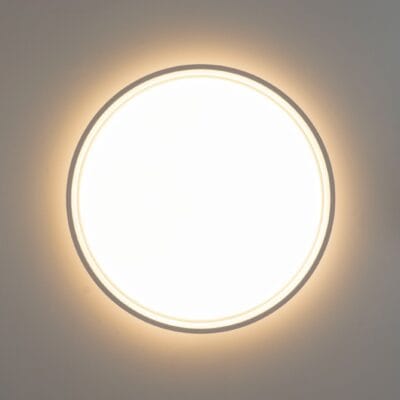 plafon de techo 48w 50cm split blanco luz calida