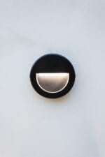 aplique unidireccional "walk 2w" ip65 aluminio super compacto negro