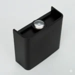 aplique bidireccional becca negro 2 w con lente ip65
