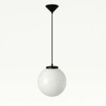 lampara de techo "globit 25 cm" ip 40 color opal