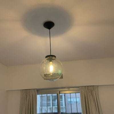 lampara de techo "globit 25 cm" ip 40 color fiume