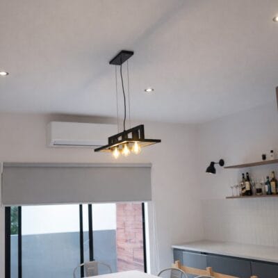 colgante 3 luces " cartagena negro" linea industrial