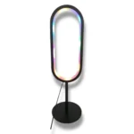 lámpara de mesa rgb led 39cm regulable, audiorítmica y app