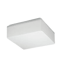plafon de techo 2 luces vintage "cubix" 25 x 25 cm
