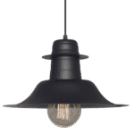 colgante de techo "sombrero chino Ø35cm " negro