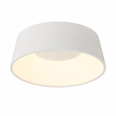 plafón de techo redondo "belga blanco 28w" luz neutra, fria o calida