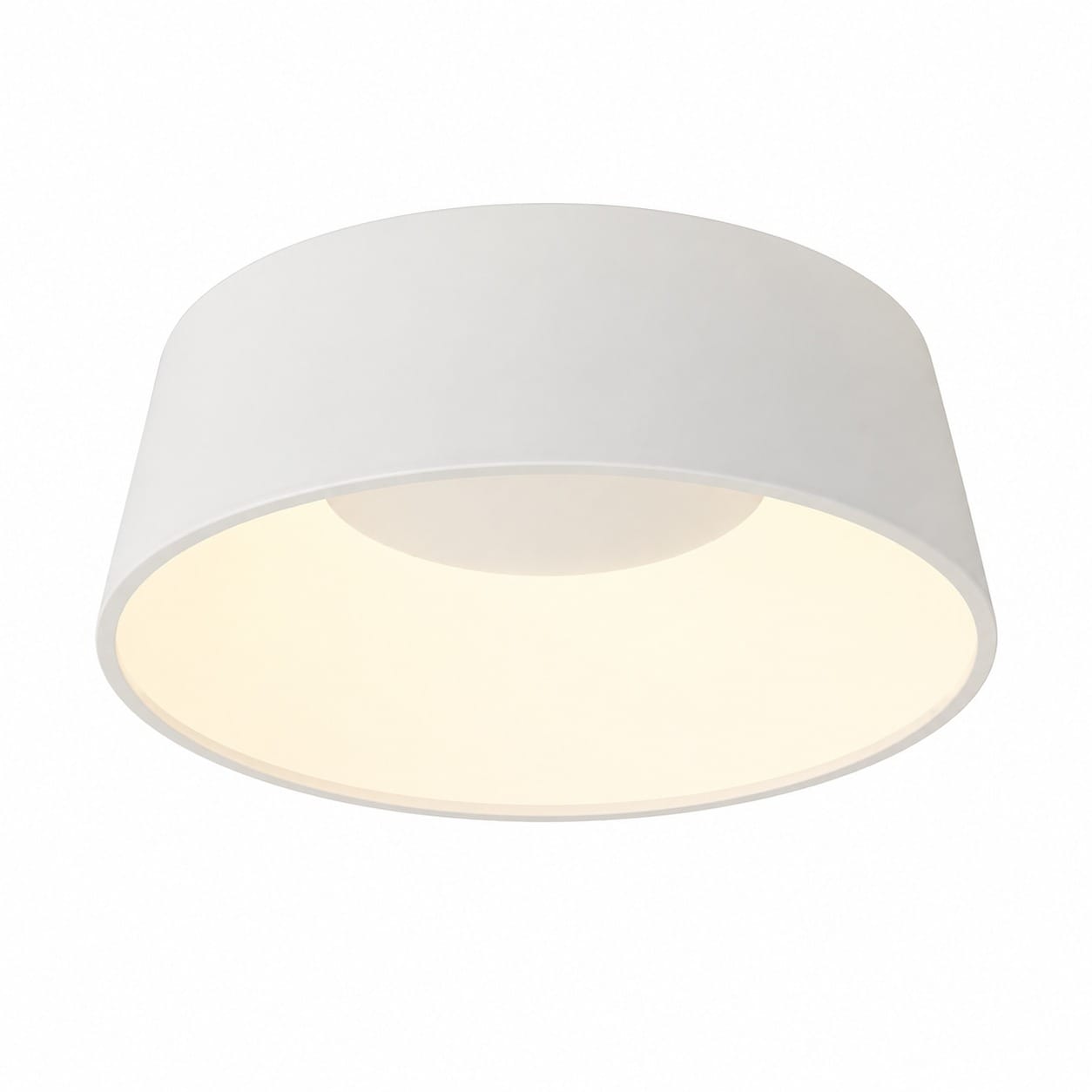 plafón de techo redondo "belga blanco 28w" luz neutra, fria o calida