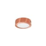 plafon redondo de aplicar 6w Ø12 cm luz calida cobre