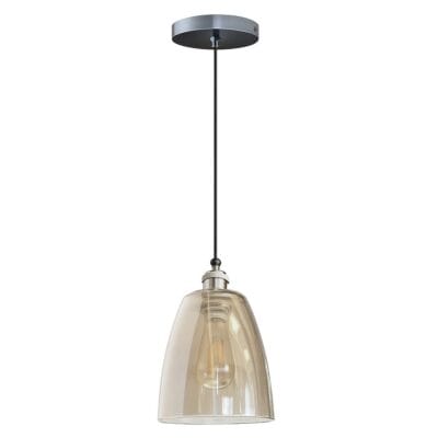 lampara de techo "nubia 22 cm" fiume color niquel