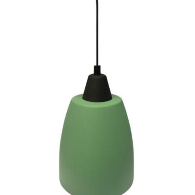 lampara de techo "oslo 25 cm " pvc verde pastel
