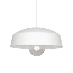 lampara colgante de techo "chietti 40 cm" blanco texturado (