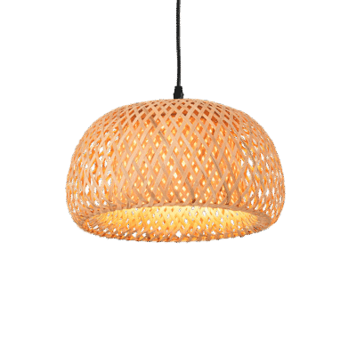 lampara colgante bambú "merit 30 cm" linea boho