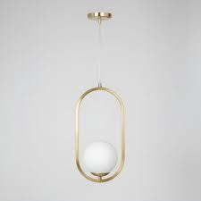 lampara de techo "emmyn i" oro bocha opal 10 cm g9 (copia)