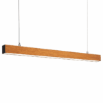 colgante lineal negro "buro" led 1,5m 50w luz directa e indirecta luz neutra (copia)