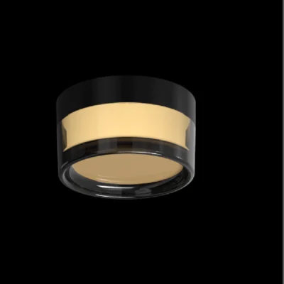 aplique de pared o techo "west cuadrado" negro 10w cct ip65 cri94 exterior