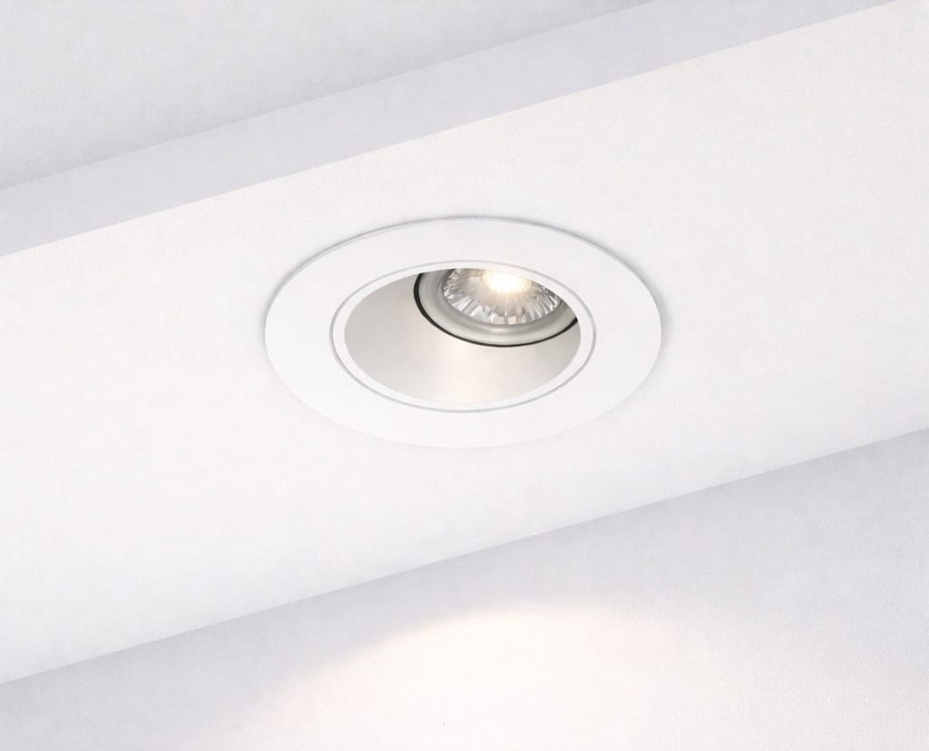spot de embutir "ioju" antipc Ø9cm gu10 blanco