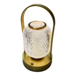 lampara de mesa "agatha" touch y con usb platil (copia)