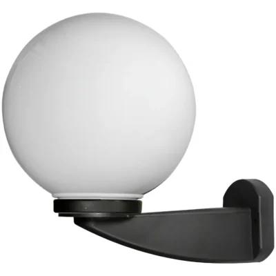 aplique de pared "cili 20 cm" ip44 apto exterior negro (copia)