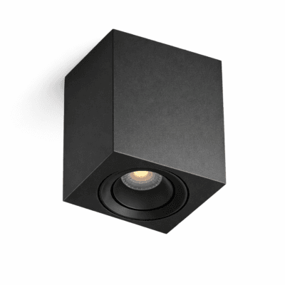 monovolumen movi antideslumbrante rectangular gu10 Ø90 x 100 mm prisma negro (copia)