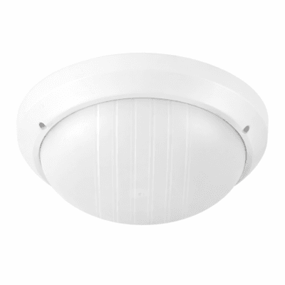 tortuga redonda de polipropileno con protección uv ip44 blanco