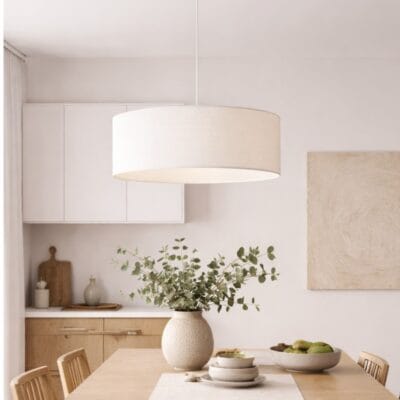 lampara colgante lino negro puro 40x20 cm (copia)