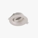 spot de embutir "nubi" abs Ø11cm gu10 termoplastico blanco