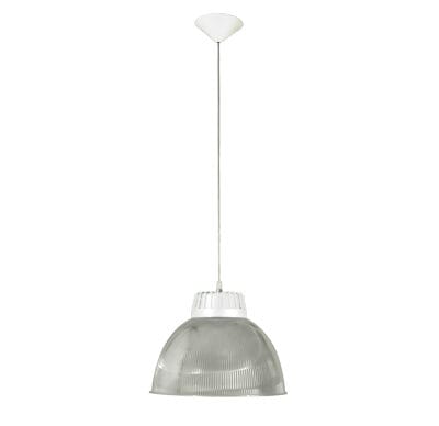 colgante de acrílico prismático Ø30 cm e27 blanco
