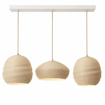 lampara colgante 3 luces " terra" con base blanco (copia)