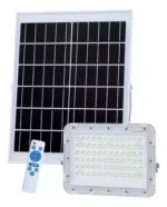 reflector solar led 500w con sensor de movimiento + control remoto ip66 6000k